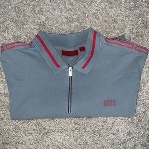HUGO BOSS - Zipper Polo Shirt - Mens Size XL